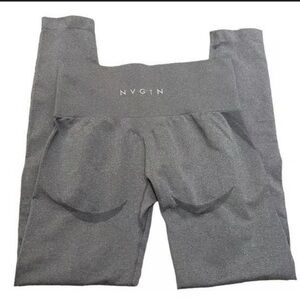 NVGTN activewear high waist Contour seamless leggings gray xsmall